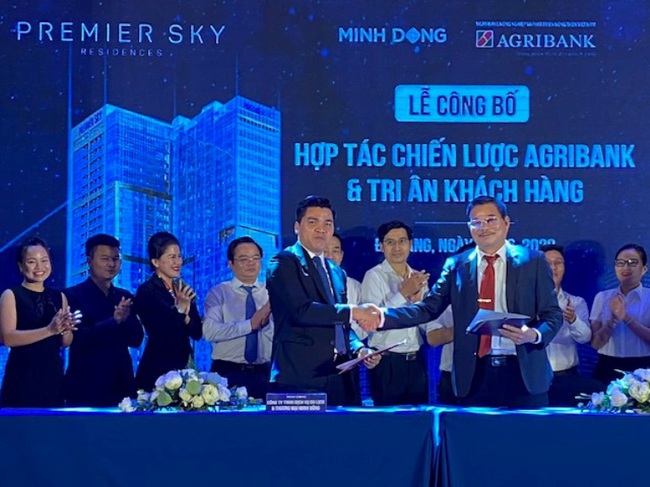 Agribank Đà Nẵng ký kết thỏa thuận hợp tác toàn diện với Chủ đầu tư tài trợ dự án Premier Sky Residences Đà Nẵng. - Ảnh 1.