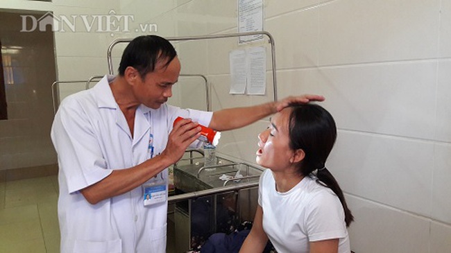 Hà Tĩnh: Nữ nhân viên Công ty thủy lợi đi điều tiết nước chống hạn bị đánh nhập viện - Ảnh 3.