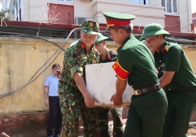 Phú Thọ: Phát hiện bom tại Kho bạc Nhà nước huyện Lâm Thao - Ảnh 2.