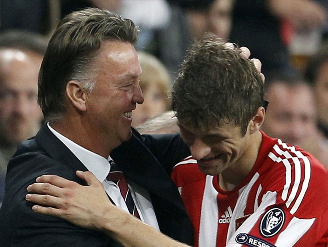 Van Gaal từng muốn mang cậu học trò cũ Muller về M.U