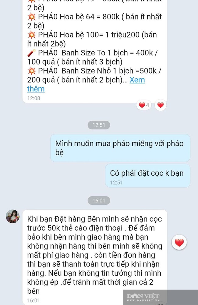 Gần Tết, ngồi nhà lướt Facebook là mua được pháo hoa - Ảnh 7.