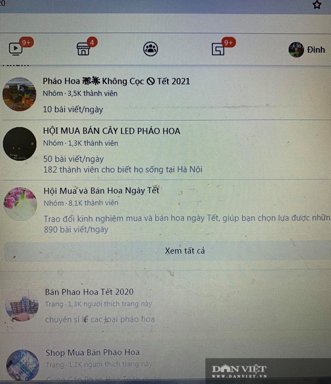 Gần Tết, ngồi nhà lướt Facebook là mua được pháo hoa - Ảnh 1.