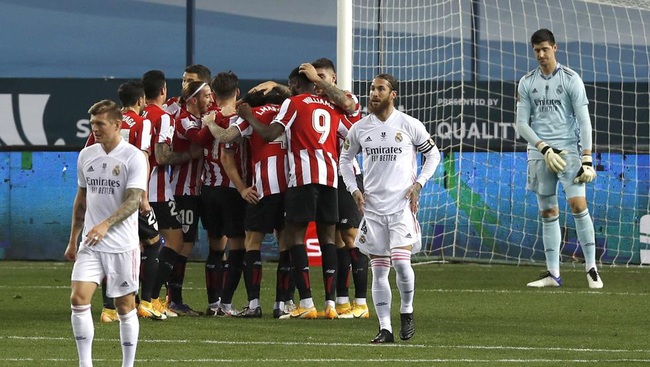 Real Madrid thất bại trước Bilbao ở Siêu cúp TBN.