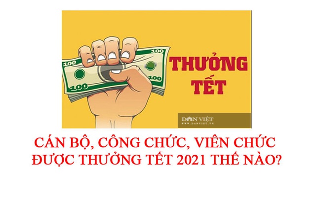 Cán bộ, công chức, viên chức được thưởng Tết 2021 thế nào? - Ảnh 1.