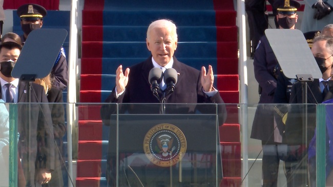 Xem trực tiếp ông Biden tuyên thệ nhậm chức Tổng thống Mỹ - Ảnh 1.
