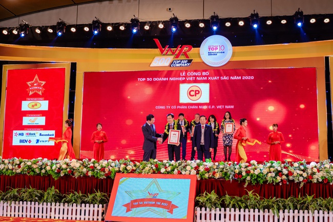  C.P. Việt Nam lọt “top” 50 doanh nghiệp xuất sắc nhất 2020 - Ảnh 1.