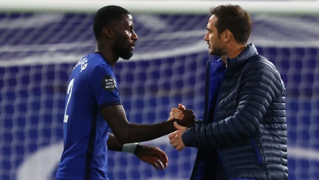 Rudiger không được Lampard trọng dụng.