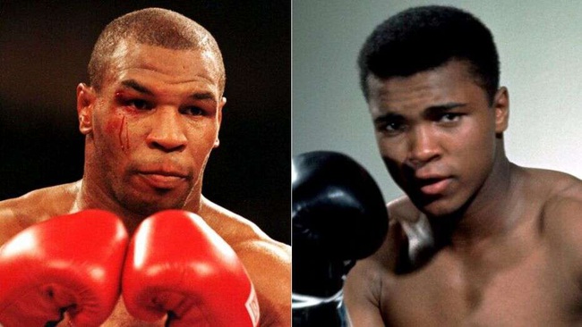 Mike Tyson và Muhammad Ali.