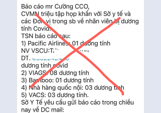 TP.HCM: Bác bỏ tin đồn 20 người nhiễm Covid-19 tại sân bay Tân Sơn Nhất - Ảnh 1.