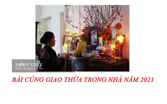 Bài cúng giao thừa trong nhà năm 2021 chuẩn nhất - Ảnh 1.