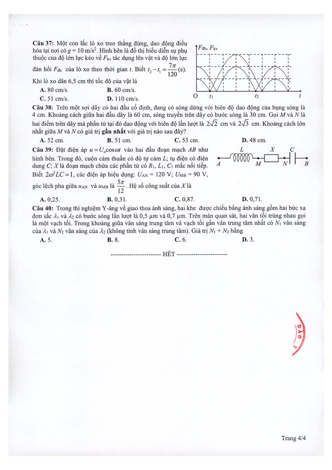 Nóng: Bộ GD-ĐT chính thức công bố đề thi minh họa THPT Quốc gia 2021 - Ảnh 9.