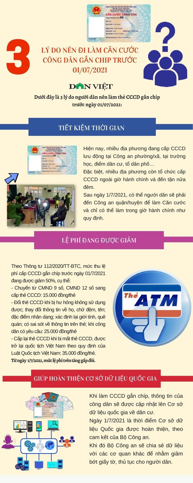 3 lý do cần làm thẻ căn cước công dân gắn chíp trước ngày 1/7? - Ảnh 1.