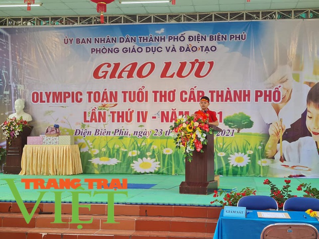 Điện Biên: Giao lưu Olympic Toán tuổi thơ cấp Thành phố lần thứ IV – Năm 2021 - Ảnh 2.