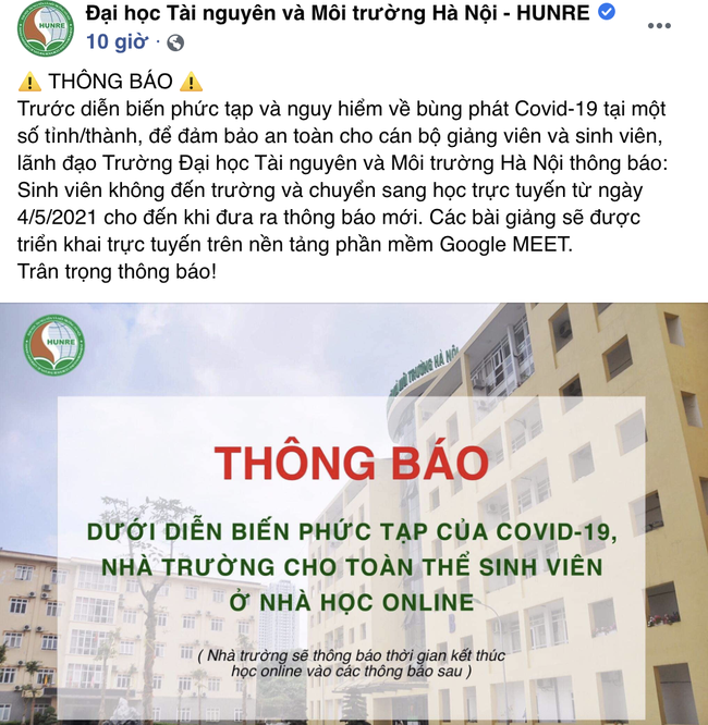 Ngày 1/5: Cập nhật danh sách 6 trường Đại học cho sinh viên học online sau kỳ nghỉ 30/4 - Ảnh 1.