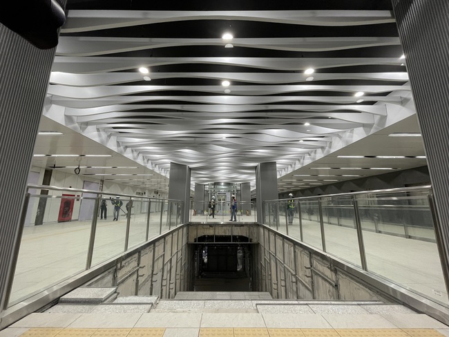 Tầng B1 ga Ba Son tuyến metro Bến Thành – Suối Tiên hoàn thành trước thời hạn 31 ngày - Ảnh 1.