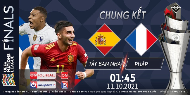 Xem chung kết UEFA Nations League Tây Ban Nha và Pháp trên kênh nào? - Ảnh 1.