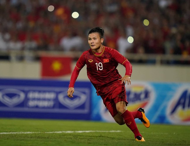 Quang Hải có duyên với mành lưới các đội Tây Á. Ảnh: LĐ