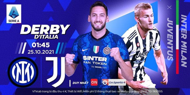 Xem Derby d'Italia giữa Inter Milan và Juventus trên kênh nào? - Ảnh 1.