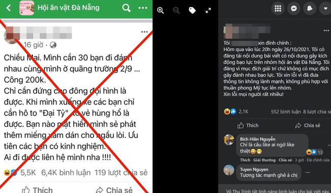 Đà Nẵng: Lên facebook &quot;tuyển&quot; 30 người cùng đi đánh nhau   - Ảnh 1.