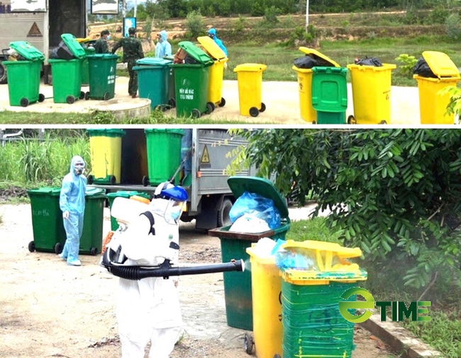 Quảng Ngãi: Giám sát chặt việc thu gom rác thải y tế ở khu phong toả, cách ly  - Ảnh 3.
