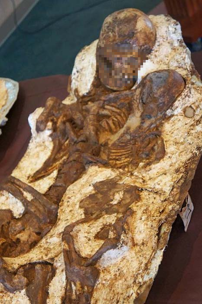 Xúc động tình mẹ qua xác ướp người mẹ vẫn bồng con sau 4.800 năm - Ảnh 1.