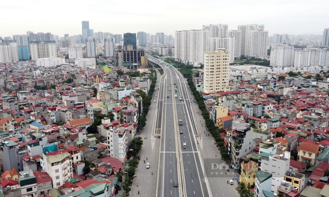 Cận cảnh 6 nhánh lên xuống Vành đai 3 trên cao đoạn Mai Dịch - Nam Thăng Long hơn 200 tỷ đồng - Ảnh 4.
