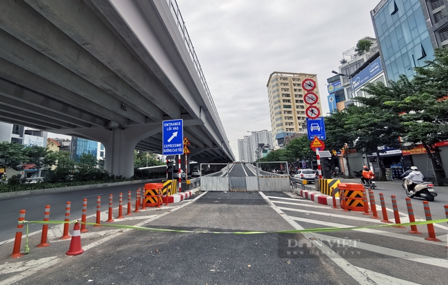 Cận cảnh 6 nhánh lên xuống Vành đai 3 trên cao đoạn Mai Dịch - Nam Thăng Long hơn 200 tỷ đồng - Ảnh 9.