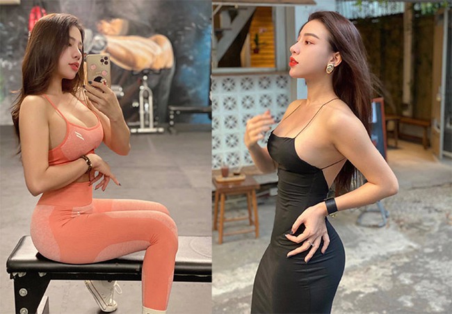 Hotgirl phòng gym Huyền Dior hé lộ bí quyết để có vòng 1 căng tròn - Ảnh 1.