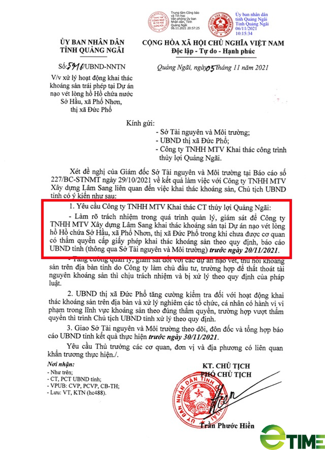 Quảng Ngãi: Để doanh nghiệp tuồn hàng ngàn m3 đất lậu, chủ quản hồ chứa Sở Hầu nói gì?  - Ảnh 3.