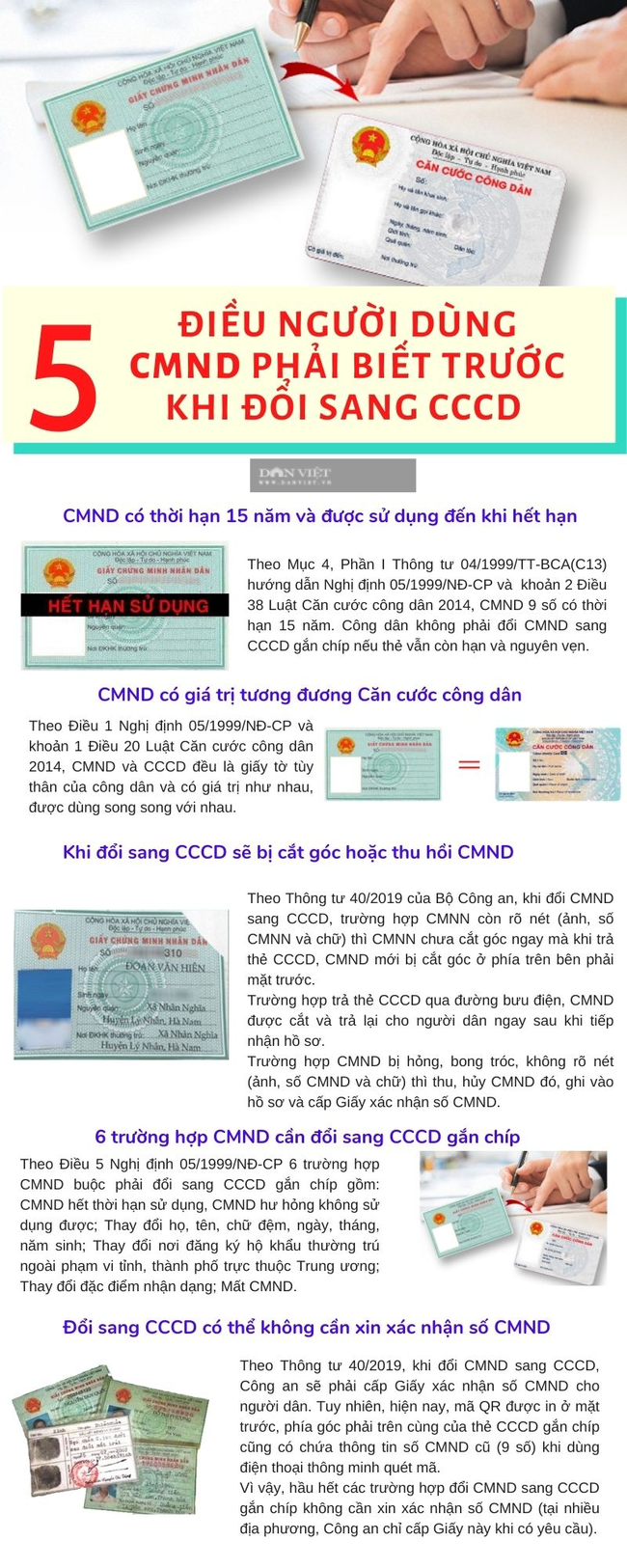 5 điều người dùng CMND cần biết trước khi làm CCCD gắn chíp - Ảnh 1.