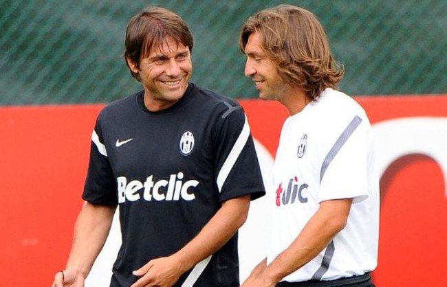 Conte và Pirlo hồi cả 2 còn ở Juve.
