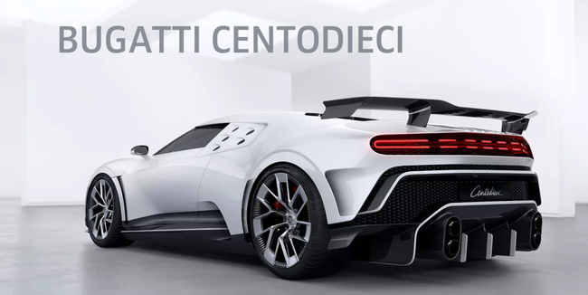 Siêu xe Bugatti Centodieci mới nhất của Ronaldo.