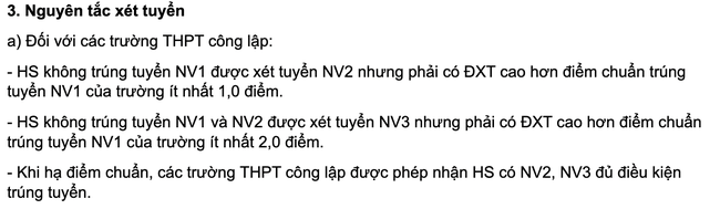 Số lượng đăng ký vào lớp 10 vượt chỉ tiêu, các trường có dành suất cho học sinh NV2, 3 không? - Ảnh 2.