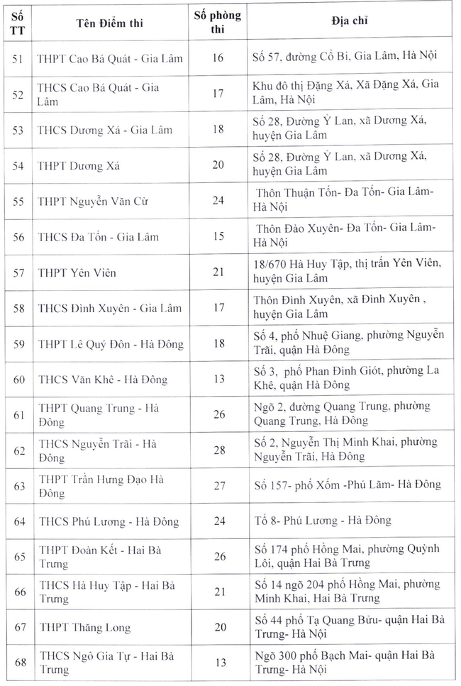 Sở GD-ĐT công bố chi tiết 202 điểm thi vào lớp 10 THPT ở Hà Nội và những con số cần nhớ - Ảnh 3.