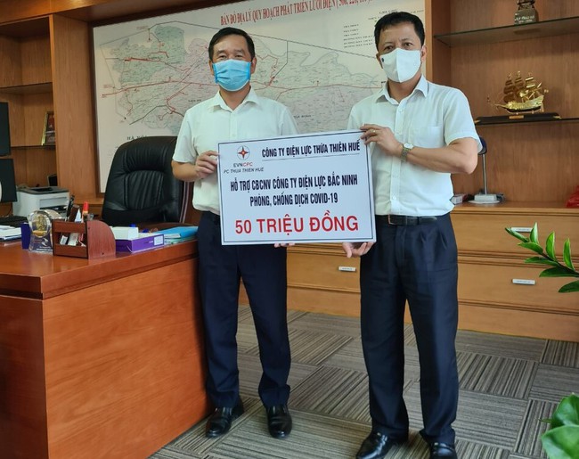 Điện lực Thừa Thiên Huế hỗ trợ Điện lực Bắc Ninh phòng chống dịch Covid-19   - Ảnh 1.