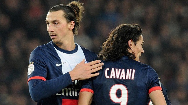 Cavani bị Ibrahimovic ghét khi còn ở PSG.