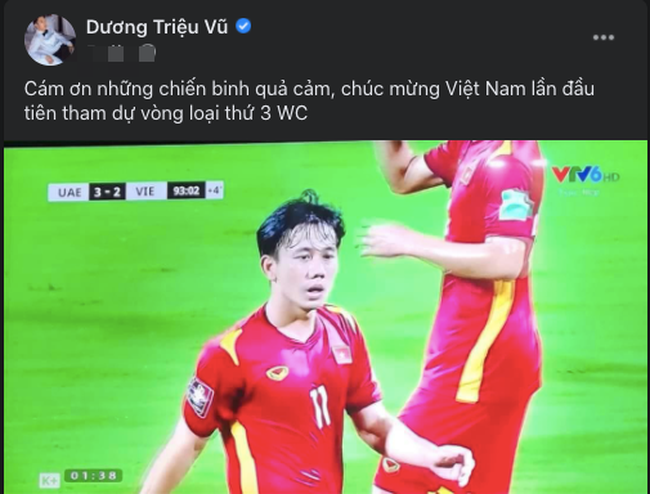 Sao Việt &quot;dậy sóng&quot; chúc mừng ĐT Việt Nam vào vòng loại thứ 3 World Cup 2022 - Ảnh 5.