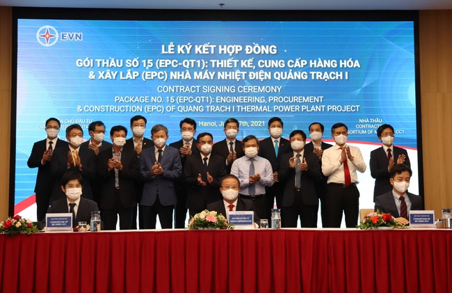 EVN ký kết gói thầu trị giá hơn 30 tỷ đồng của Dự án Nhà máy Nhiệt điện Quảng Trạch I - Ảnh 1.