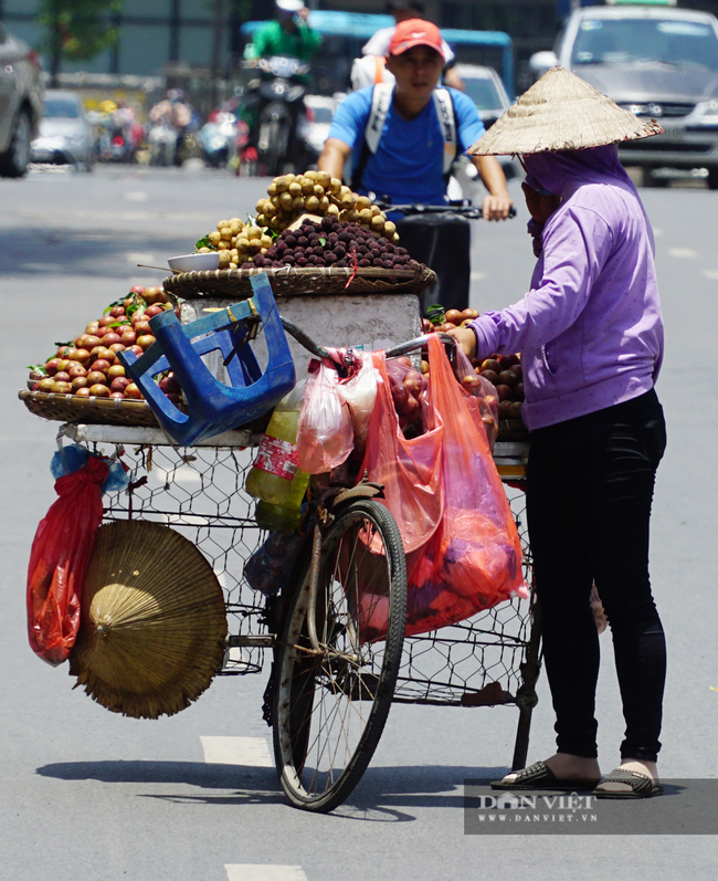 Hà Nội: Người lao động vật lộn mưu sinh dưới cái nắng &quot;cháy da, cháy thịt&quot; - Ảnh 7.