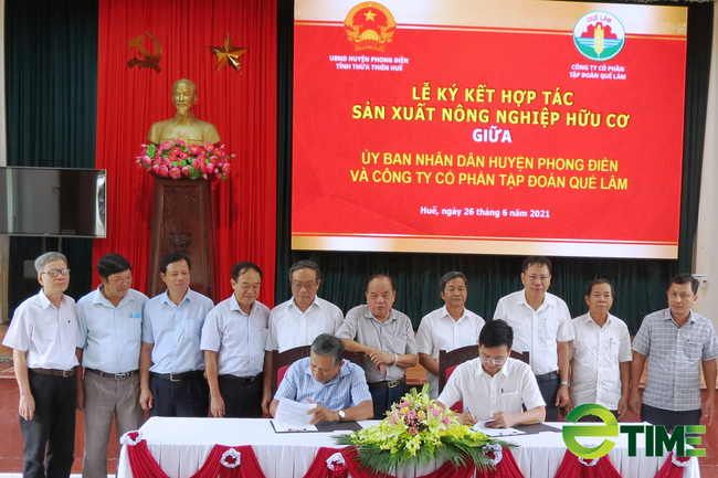 Tập đoàn Quế Lâm hợp tác sản xuất, tiêu thụ nông sản hữu cơ tại Thừa Thiên Huế  - Ảnh 1.