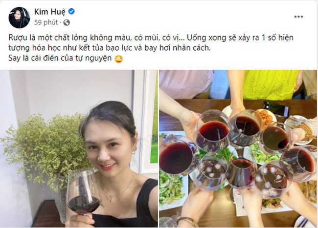 Hoa khôi bóng chuyền Kim Huệ &quot;chém gió&quot; về rượu và say - Ảnh 1.