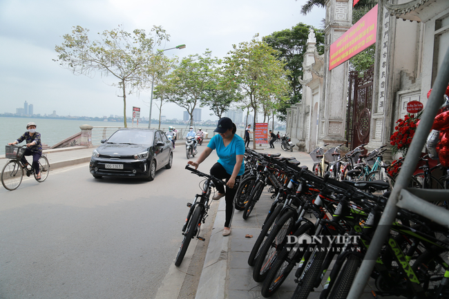 Đổ xô thuê xe đạp mùa covid -19, tiểu thương ngồi không &quot;hốt&quot; bạc triệu mỗi ngày - Ảnh 7.