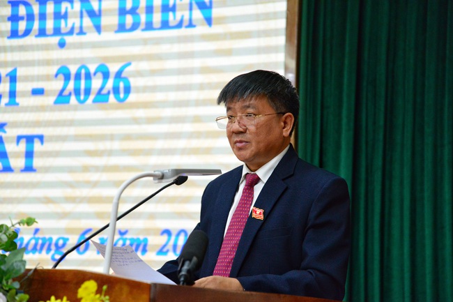 Điện Biên: Các chức danh HĐND, UBND tỉnh nhiệm kỳ 2021-2026 được bầu với số phiếu tuyệt đối   - Ảnh 3.