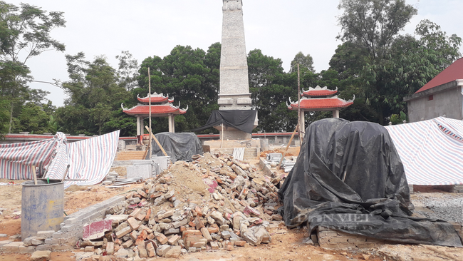 Lãnh đạo tỉnh Thái Nguyên chỉ đạo khẩn trương khắc phục sai sót trong quá trình cải tạo nghĩa trang Liệt sỹ xã Úc Kỳ - Ảnh 1.