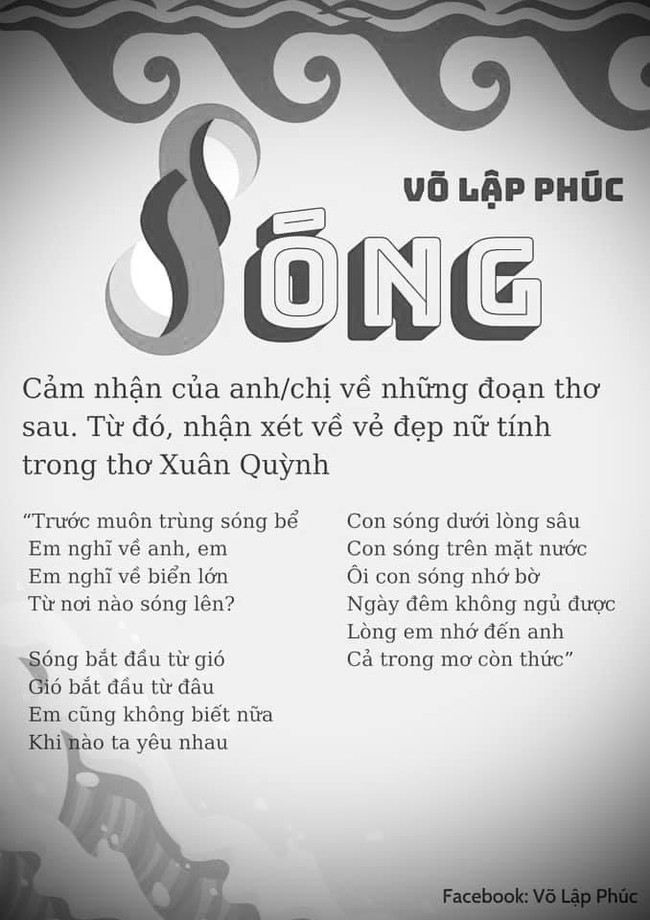 Thủ khoa khối D viết 11 trang giấy về bài &quot;Sóng&quot; đề Văn thi tốt nghiệp THPT gây tranh cãi - Ảnh 1.