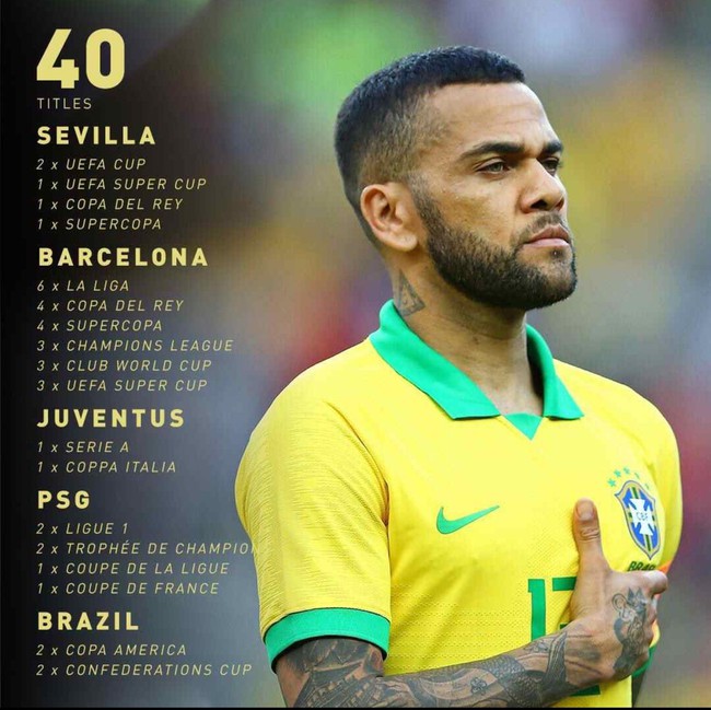 Dani Alves: Chiến binh tuổi 38, Ông vua danh hiệu và giấc mơ chinh phục Olympic - Ảnh 1.