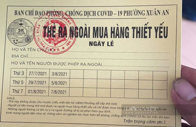 Đồng Nai: Các huyện, thành phố đồng loạt phát phiếu đi chợ để hạn chế người ra đường - Ảnh 4.