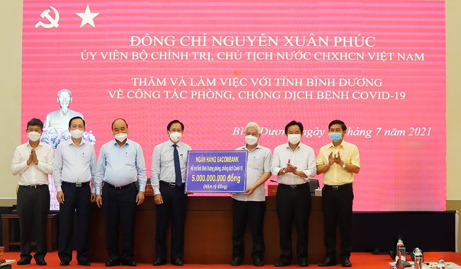 Sacombank tiếp tục ủng hộ 50 tỷ đồng phòng chống dịch Covid-19 - Ảnh 3.