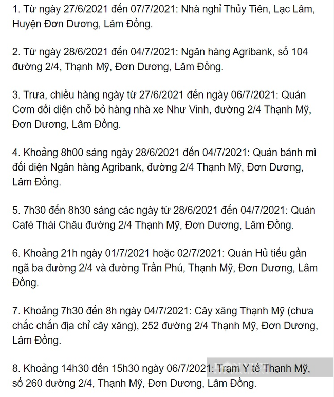 Lâm Đồng: Thông báo khẩn trong đêm, truy vết người liên quan đến 3 ca nghi nhiễm Covid-19 - Ảnh 1.