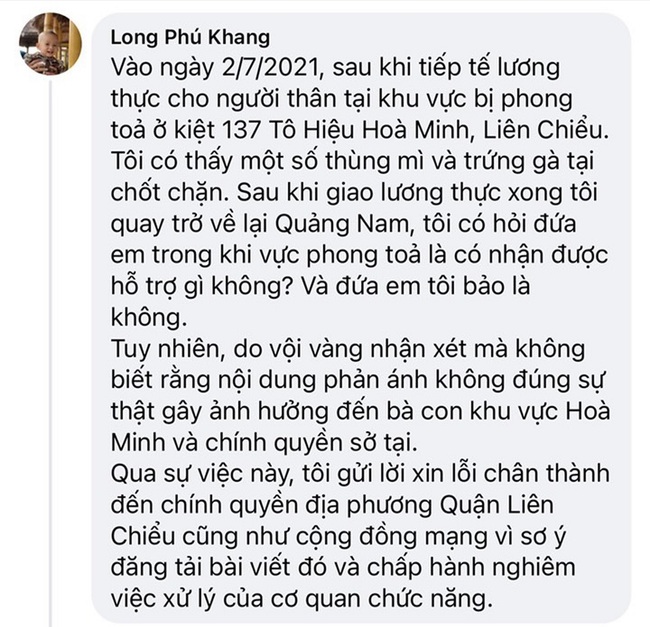 Bí thư Đà Nẵng yêu cầu xử lý thông tin: &quot;Mì tôm chất đống nhà tổ trưởng rồi chia nhau&quot; - Ảnh 1.